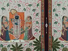 Pichwai Painting ~ Murlidhar { 3 X 5 Feet }